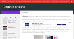 Desktop Screenshot of pelletofen-pelletsofen.de